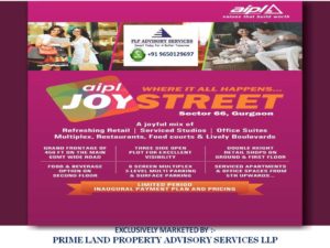AIPL Joy Street Sector 66 Gurgaon