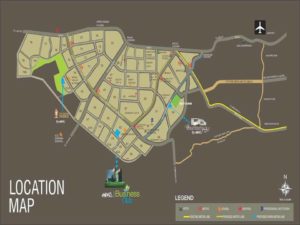 Location Map of AIPL Business Club Golf Course Extension Road Gurgaon