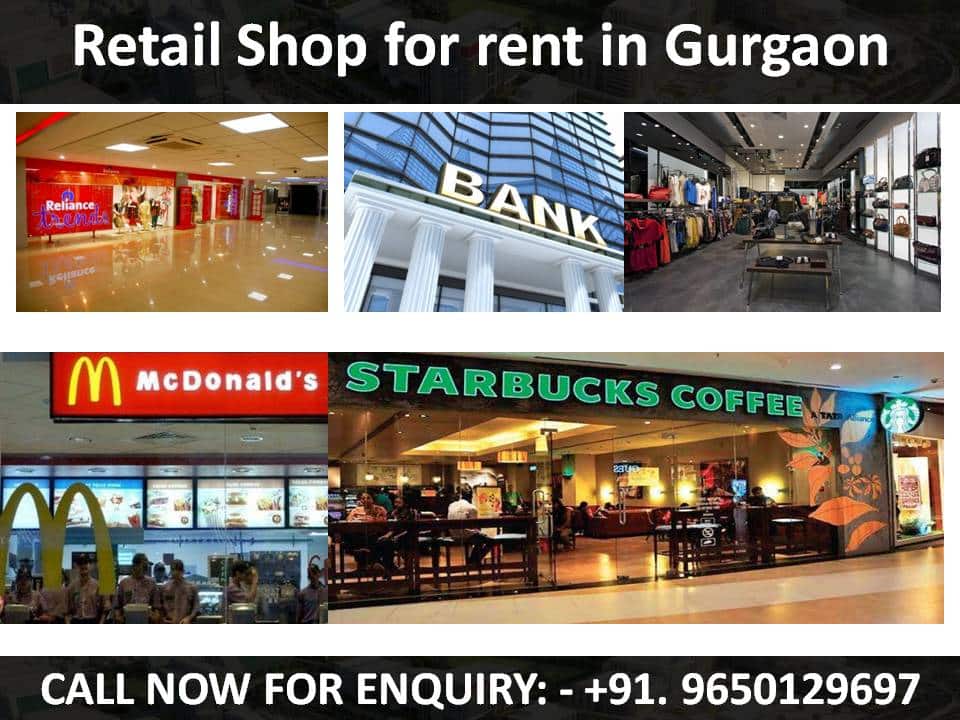 Retail Shop for rent in Gurgaon