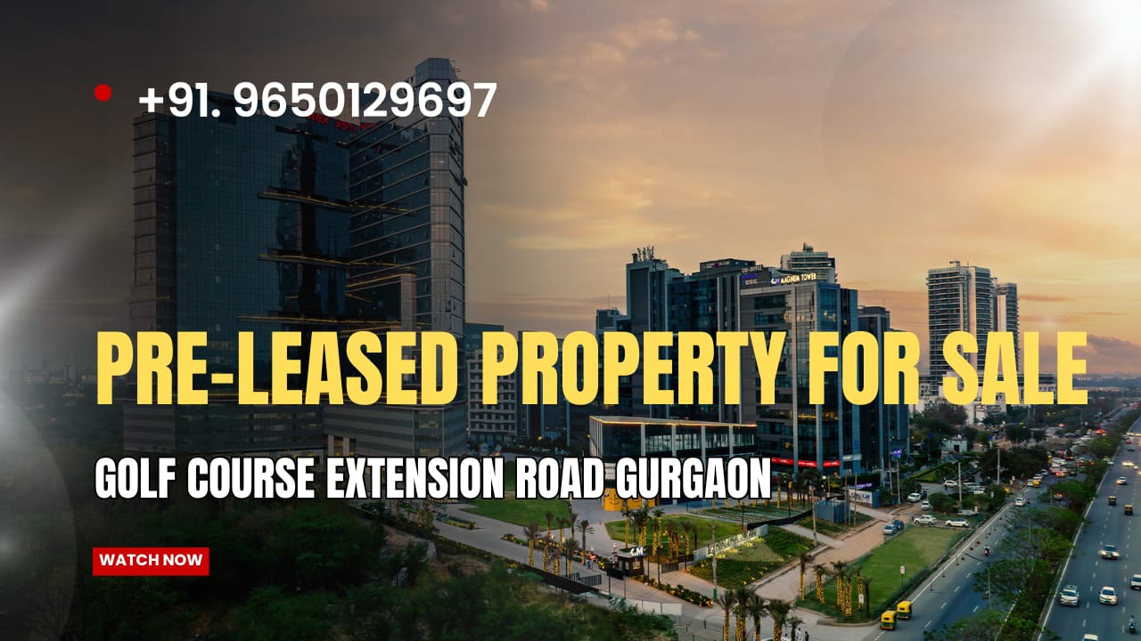 Pre-leased Property on Golf Course Extension Road